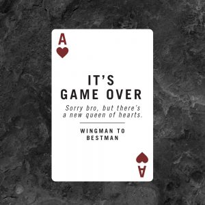 Game Over Best Man Cards