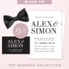 Black Tie - Invitation Set