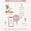 Golden Rays - Invitation Set